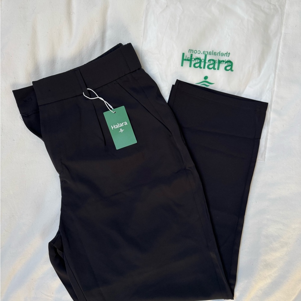 HALARA Black Work-style Trousers